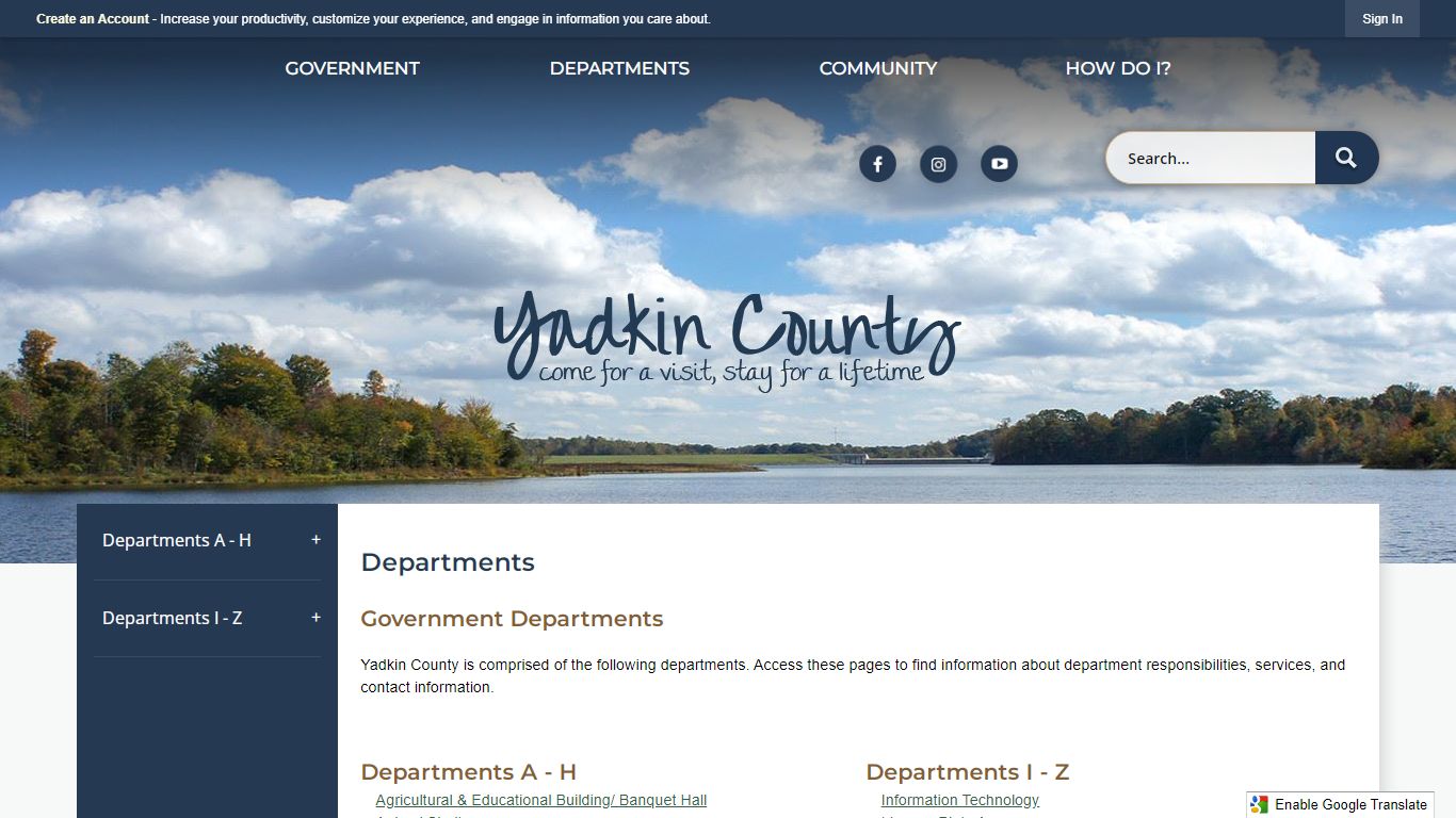 Departments | Yadkin County, NC - Official Website